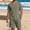 Army Green, variant on Linen Sets for Men Button Down Cuban Guayabera Shirt with Pocket Shorts Set 2 Piece Cotton Linen Outfits Big and Tall Size S-3XL White