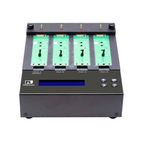 U-Reach Slim Version M.2 NVMe Duplicator and Sanitizer 1-3 - NV-BMS4
