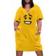 thumbnail image 1 of Vestido holgado con bolsillos y cara de ladrillo para mujer, falda de verano, ropa para mujer, 1 of 7