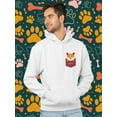 thumbnail image 2 of Cute Pocket Corgi Hoodie Men -Image by Shutterstock, Male Large, 2 of 4