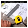 thumbnail image 6 of 32 set distance gauge feeler gauge valve teaching feeler gauge 0.04-0.88 mm gap dimension ,Easy Identification, 6 of 6