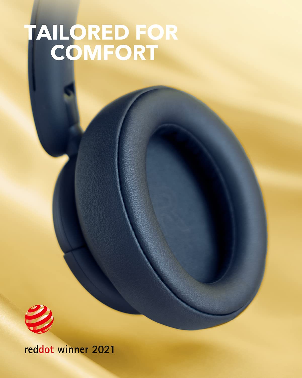 Soundcore by Anker Life Q35 Wireless Headphones over Ear Bluetooth Headset Active Noise Cancelling, Obsidian Blue - image 2 of 7