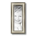 thumbnail image 2 of ArtToFrames 4x11" Antique Silver Panel Picture Frame, Silver Wood Poster Frame, with Regular Glass and 2 (FBPL-4760), 2 of 7