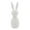 White, variant on Easter Bunny Figurines – Modern Ribbed Easter Rabbit Statues for Table Decor – Colorful Easter Rabbit Ornaments for Spring Home & Party Decoration