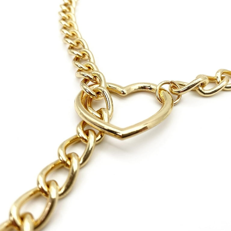 O-Ring Slip Chain Necklace For Women, Handmade Punk Rock O-Ring Slip Chain Necklace For Women, Handmade Punk Rock
