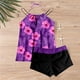 thumbnail image 2 of TaTaai Floral Print Two Piece Bikini Set, Women's Backless Swimsuit with Split Design, Removable Padding for Beach and Vacation Gift, 2 of 7