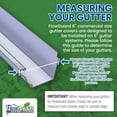 thumbnail image 6 of FlowGuard Gutter Guards 30-Year 6" Commercial Gutter Cover System - Black - 22ft, 6 of 8