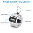 thumbnail image 2 of TSV Golf Hand Held Tally 4-Digit Number Clicker Sport Counter Counting Recorder, 2 of 6