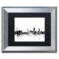 thumbnail image 3 of Trademark Fine Art "Stockholm Sweden Skyline B&W" Canvas Art by Michael Tompsett, Black Matte, Silver Frame, 3 of 4