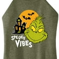 thumbnail image 3 of The Grinch - Grinch Spooky Vibes - Juniors High Neck Tank Top, 3 of 5