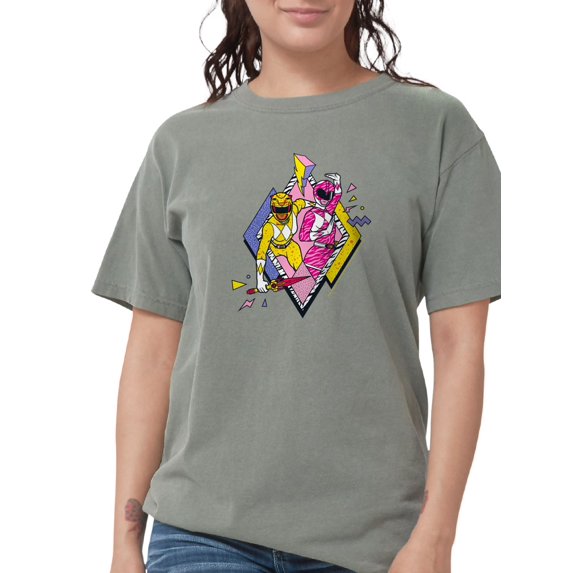 CafePress - Power Rangers Yell Women's Comfort Colors® T Shirt - Womens Comfort Colors® Shirt