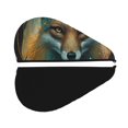 thumbnail image 5 of Yiaed Vintage Pattern Fox Print Hair Cap with Button,Coral Fleece Hair Towel Wrap for Women Wet Hair,Quick Dry Turban for Wet Hair Long Thick Hair, 5 of 5