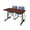 Cherry / Blue, variant on Romig Axis-Pro 48 x 24 in. Mobile T-Base Training Table- Cherry, 2 Zeng Stack Chairs- Blue