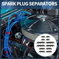 thumbnail image 2 of Separadores de bujía de motor Unique Bargains 12pcs 7mm 8mm soporte de cable de encendido para Chevrolet para Ford negro, 2 of 6
