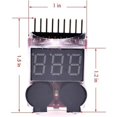 EternaNest 18s Lipo Battery Tester Monitor Low Voltage Buzzer Alarm