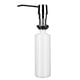 thumbnail image 1 of Dispensador de jabón para fregadero de níquel cepillado, dispensador de jabón para fregadero de cocina, repuesto de acero inoxidable desde la parte superior, dispensador de jabón integrado, 1 of 5