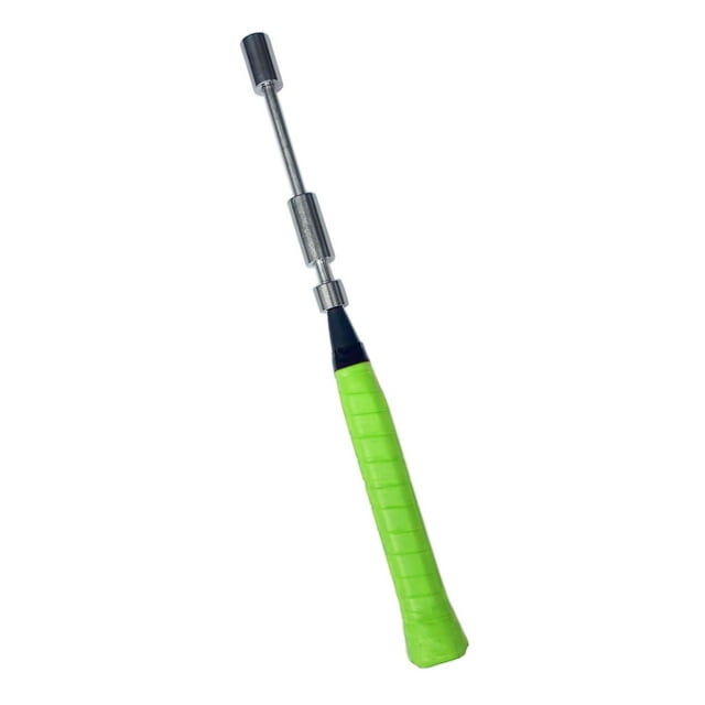 Raqueta de bádminton Swing Trainer Entrenador de bádminton para Power Point niños adultos verde Cola Entrenador de raquetas de bádminton