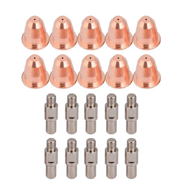 Électrode, 10pcs PR0110 Électrode 10pcs Consommable de Coupeur de Plasma Électrode de Coupeur de Plasma Conception Conviviale