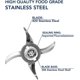 thumbnail image 2 of CHAO Cuchillo batidor compatible con robot de cocina Thermomix TM21 para piezas Vorwerk Thermomix TM 21, 2 of 5