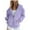 Light Purple, variant on Cathalem Women's Solid Color Zip-Up Hoodie - Fleece Lined Winter Warm Hooded Sweatshirt with Zipper Pockets, Cozy Casual Pullover Jacket (Khaki,L)