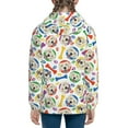 thumbnail image 6 of Kdxio Cartoon Labrador Retriever Pattern Kids Boys Girls Zip Up Hoodie 3D Printed Hooded Sweatshirt Hoody Coat with Pocket 7-12 Y-Medium, 6 of 6