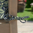 thumbnail image 6 of ARDEN Foam Outdoor Bench Cushion Kit, 48 x 18, made with ProFoam, Rain-proof, Fade Resistant, Sapphire Morrison Floral, 6 of 9