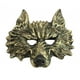thumbnail image 4 of Accesorios decorativos de lobo de PU para Halloween, hombres lobo, terror, lobos para disfraces. Dorado, 4 of 9