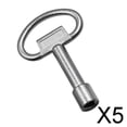 thumbnail image 1 of Colaxi 5-6pack Universal Triangle Switch Key Wrench Elevator Valve Electrical Cabinet 5 Pcs, 1 of 8
