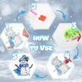 thumbnail image 4 of Llaveros colgantes con forma de muñeco de nieve con forma de ferraycle, 12 unidades, 4 of 6
