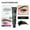black, variant on Erna Henna Eyelash Brow Dye Tint Professional Lash Eyebrow Dye 15-Minute Fast Drying Cream Brow Semi Permanent Eyebrows Makeup Brown