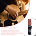 thumbnail image 4 of Correa de guitarra eléctrica, cinturón de hombro, longitud ajustable, multicolor, cómodo, piezas de repuesto para bajos, adultos, músicos Accesorios para instrumentos musicales Naranja roja Greeniant OD025621-04, 4 of 6