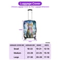 thumbnail image 5 of Hello Winter Devon Rex Welcome Snowy Night Watercolor Vintage Travel Luggage Cover Cat Lover Kitten Owner Gifts Suitcase Dust Protective Decor - 01011, 5 of 5