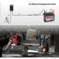 thumbnail image 6 of BoltPower Auto Car Battery Charger Automatic Trickle Full Charge Maintainer 3.8A 12V Portable Smart Rapid High Efficiency for Truck, RV, SUV, ATV, Club Cart, Lawnmower, Snowmobile, Motorcycle, 6 of 7