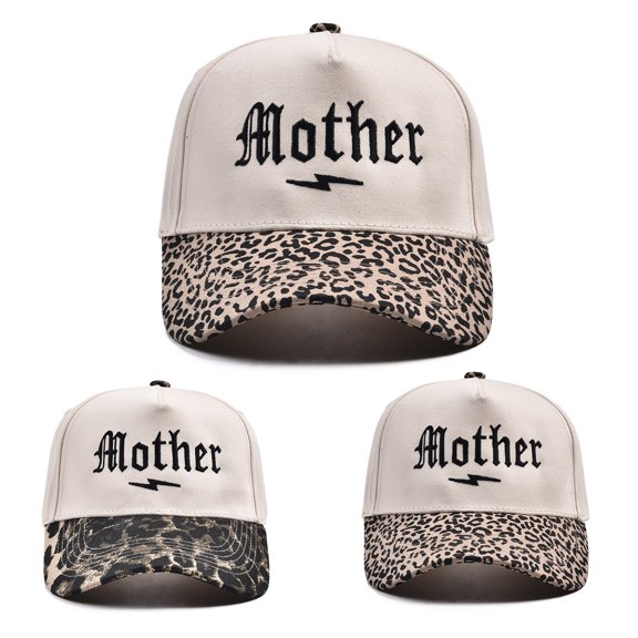 Helii Mother Embroidered Baseball Cap Retro Two Tone Trucker Hat, Adjustable Snapback Dad Hat Cotton Blend Summer Sun Cap for Women Men Outdoor Casual Wear Khaki,A