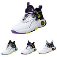 thumbnail image 2 of CPNG Youth Mens Basketball High-Top Shoes Sneakers Anti Slip Breathable Lace Up Cushioning Basketball Trainers Sports Shoes for Men Indoor and Outdoor, 2 of 5
