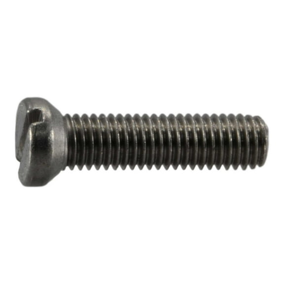 #6-48 x 1/2" 18-8 Stainless Steel Fine Thread Oval Head Gun Screws (6 pcs.)
