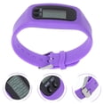 thumbnail image 2 of EeaseMX Reloj deportivo multifunción con podómetro LED y control de calorías, color morado, 2 of 7