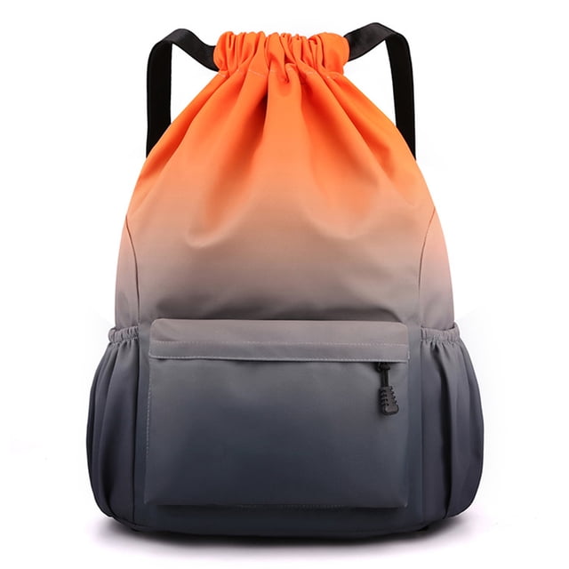 Deporte Con Cordón Color Degradado Bolsillo para Hombres Y Mujeres