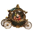 thumbnail image 2 of perfeclan Christmas Snow Globe Musical Globe Ornament Night Light Music Box Christmas Carriage Snow Globe for Wife Husband Daughter Son Green, 2 of 9