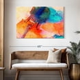 thumbnail image 3 of Elephant Stock Violin Color Blotches Wall Art - Horizontal Canvas Wall Art - Living Room Wall Decor - Music Canvas - Orange And Blue Decor - 48" x 32", 3 of 8