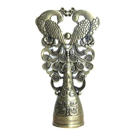 Vintage Emboss Style Beer Peacock Pattern Metal Bottle Opener