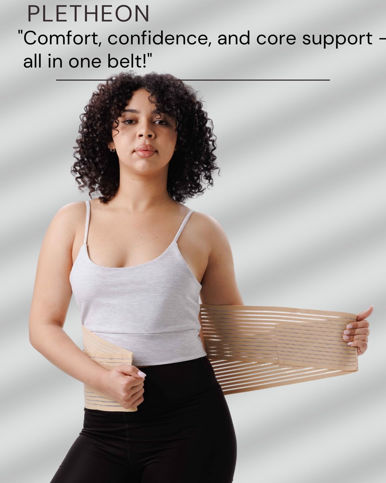 Adjustable Lumbar Support Belt for Lower Back Pain Relief Waist Brace for Men and Women | Posture Correction & Spine Support