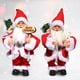 thumbnail image 5 of Irfora Muñeca musical eléctrica de Papá Noel Juguetes navideños para cantar y bailar Decoraciones para centros de mesa navideños con pilas Figura musical móvil Regalo de Navidad Irfora Decoración navideña, 5 of 7