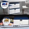 thumbnail image 4 of Costway 21-Gallon Locking Storage Container Bin Stackable for Camping Office Home, 4 of 10