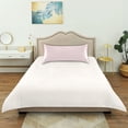 thumbnail image 6 of Dailycode Satin Pillow Case Queen Silk Pillow Cover for Hair and Skin Envelope Closure Light Pink 20"x30", 6 of 9