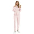 thumbnail image 2 of EFINNY Women's Pullover Hoodies Tracksuit with Pockets Long Sleeve Sweatshirts Sweatpants Set Sport Jogger Sweatsuit 2 Piece Outfits, 2 of 7