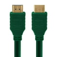 thumbnail image 3 of Cmple - Green HDMI Cable High Speed HDTV Ultra-HD (UHD) 3D, 4K @60Hz, 18Gbps 28AWG HDMI Cord Audio Return - 6 Feet, 3 of 7