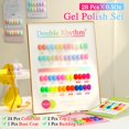 thumbnail image 2 of Set de esmaltes de uñas en gel Double Rhythm, 28 unidades, 15 ml, Candy Neon, 2 of 9