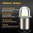 thumbnail image 2 of shiyou-Upgrade LED Flashlight Bulb 6V P13.5S Base Socket White LED Bulbs Replacement for Flashlight Torch Lights, Negative Earth (Pack of 5), 2 of 4