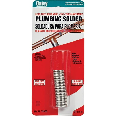 - SOLDER WIRE 95/5 1OZ PLUMBING
